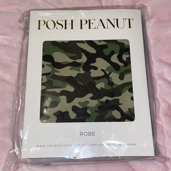 3 pc Posh Peanut Cadet Camouflage Ruffle Bummmie Set & 2XL Mom Robe - Picture 6 of 13